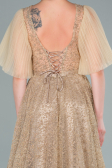 Robe de Soirée Longue Or ABU2472
