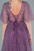 Robe de Soirée Longue Lavande ABU2472