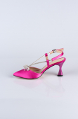 Chaussure Satin Fushia AB1084