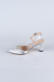 Chaussure Satin Argent AB1084