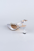 Chaussure Satin Argent AB1084