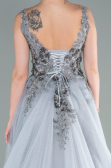 Haute Couture Longue Gris ABU2091