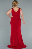 Robe Grande Taille Longue Rouge ABU2502