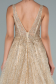 Robe de Soirée Longue Or ABU2131