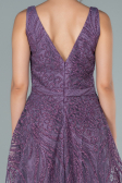 Robe de Soirée Longue Lavande ABU2418