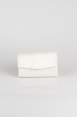 Sac de Soirée Luxe Argenté Blanc SH807