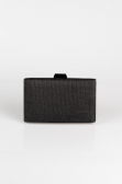 Sac de Soirée Luxe Argenté Noir SH801