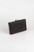 Sac de Soirée Luxe Argenté Noir SH801