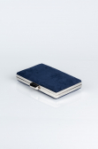 Sac de Soirée Luxe Couleur daim Bleu Marine SH801