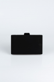 Sac de Soirée Luxe Couleur daim Noir SH801