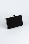 Sac de Soirée Luxe Couleur daim Noir SH801