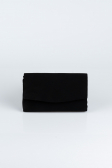 Sac de Soirée Luxe Couleur daim Noir SH806