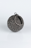Sac de Soirée Squameuse Platine SH803