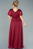 Robe De Soirée Grande Taille Longue Rouge Bordeaux ABU2498