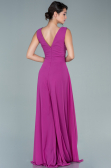 Robe De Cérémonie Mousseline Fushia ABT075