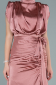 Robe De Soirée Satin Longue Pelure D'oignon ABU2133