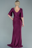 Robe De Soirée Longue Couleur Cerise ABU2443