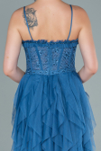 Robe de Soirée Longue Indigo ABU2552