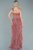 Robe de Soirée Longue Marron clair ABU2552