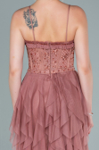 Robe de Soirée Longue Marron clair ABU2552