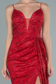 Robe de Soirée Longue Rouge ABU2587