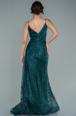 Robe de Soirée Longue Émeraude ABU2587