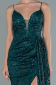 Robe de Soirée Longue Émeraude ABU2587
