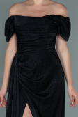 Robe de Soirée Longue Noir ABU2657