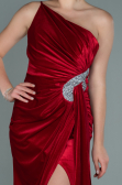 Robe de Soirée Longue Velours Rouge ABU2626