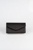 Sac de Enveloppe Argenté Noir SH810