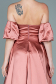 Robe de Soirée Longue Satin Pelure D'oignon ABU2614