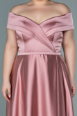 Robe De Soirée Grande Taille Satin Longue Pelure D'oignon ABU2355