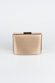 Sac de Boîte Cuir dentelé Bronze V288
