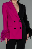 Tenue de Soirée Fuchsia-Black SN334