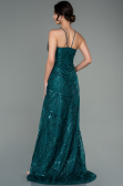 Robe de Soirée Longue Émeraude ABU2803