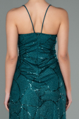 Robe de Soirée Longue Émeraude ABU2803