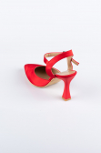 Chaussure de soirée Satin Rouge AB1086
