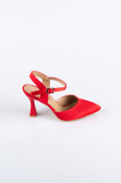 Chaussure de soirée Satin Rouge AB1086