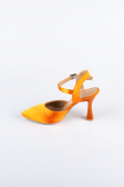 Chaussure de soirée Satin Orange AB1086