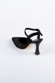 Chaussure de soirée Satin Noir AB1086