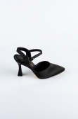Chaussure de soirée Satin Noir AB1086