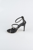 Chaussure de soirée Peau Noir ABC8001