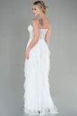 Robe de Soirée Longue Blanc ABU2822