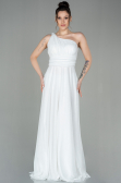 Robe de Soirée Longue Blanc ABU2834
