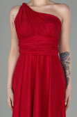 Robe de Soirée Longue Rouge ABU2834