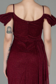 Robe de Soirée Longue Rouge Bordeaux ABU2835