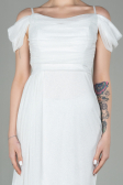 Robe de Soirée Longue Blanc ABU2835