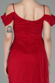 Robe de Soirée Longue Rouge ABU2835