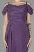 Robe de Soirée Longue Lavande ABU2835