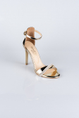 Chaussure de soirée Cuir Verni Or AB702